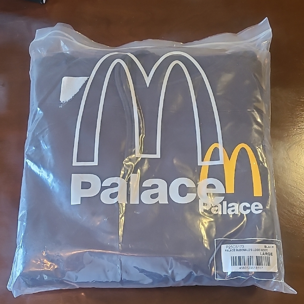 Palace Black Hoodie with Logo